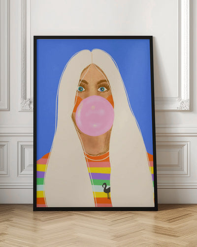 Candy girl - Stretched Canvas, Poster or Fine Art Print I Heart Wall Art