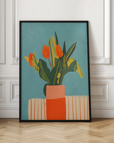 Tulips - Stretched Canvas, Poster or Fine Art Print I Heart Wall Art