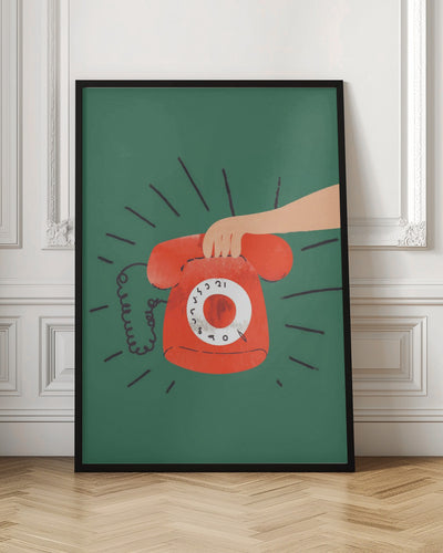 Call me - Stretched Canvas, Poster or Fine Art Print I Heart Wall Art