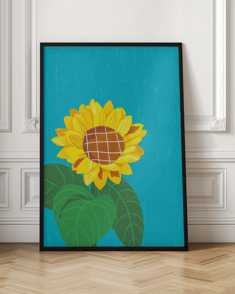 Sunflower - Stretched Canvas, Poster or Fine Art Print I Heart Wall Art