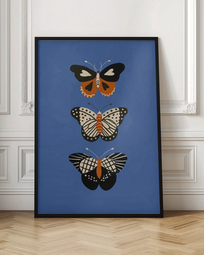 Butterflies II - Stretched Canvas, Poster or Fine Art Print I Heart Wall Art