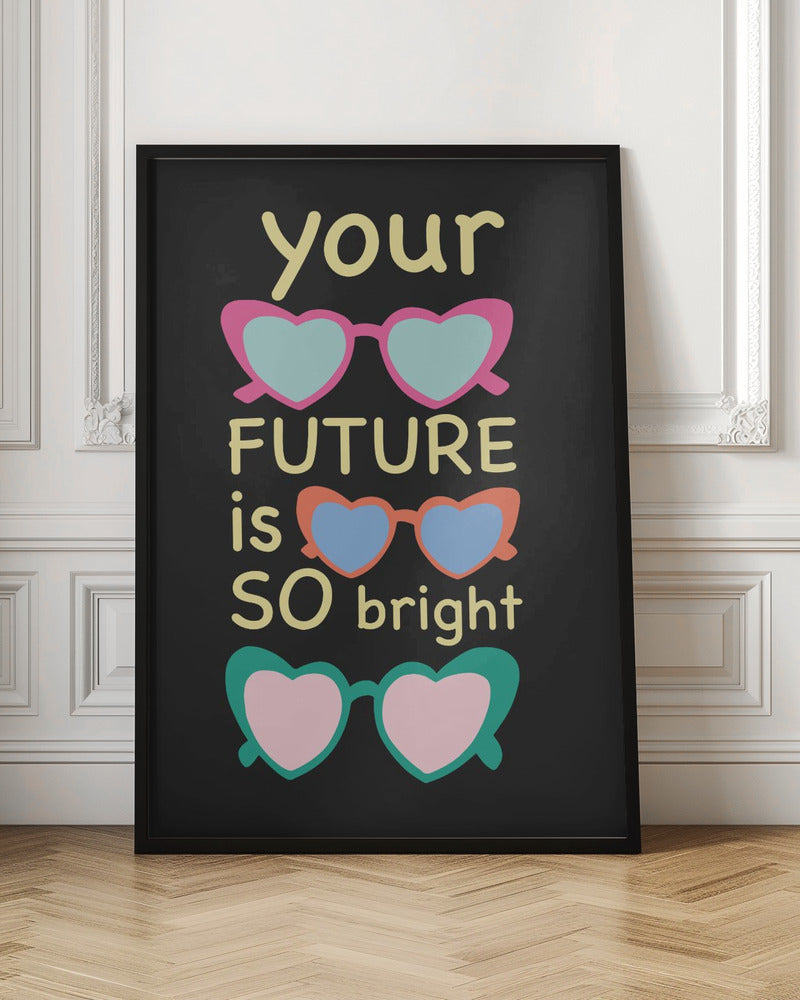 Bright Future Joy - Stretched Canvas, Poster or Fine Art Print I Heart Wall Art