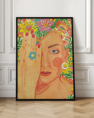 Spring lady - Stretched Canvas, Poster or Fine Art Print I Heart Wall Art