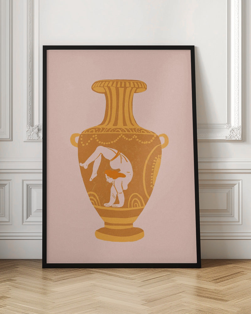 Yoga vase - Stretched Canvas, Poster or Fine Art Print I Heart Wall Art