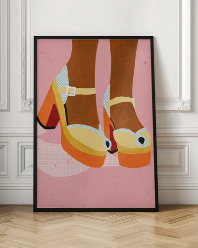 Funky shoes - Stretched Canvas, Poster or Fine Art Print I Heart Wall Art