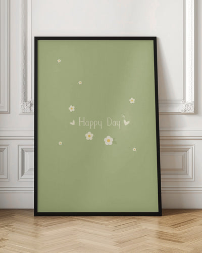 Happy Day - Stretched Canvas, Poster or Fine Art Print I Heart Wall Art