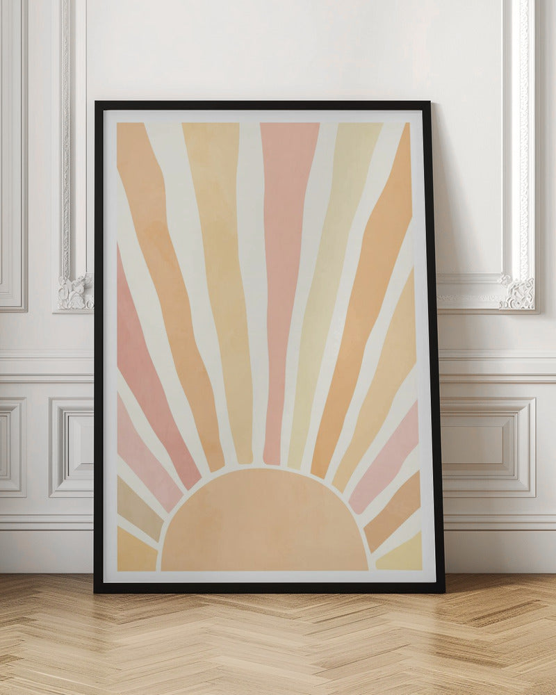 Boho sunrise - Stretched Canvas, Poster or Fine Art Print I Heart Wall Art