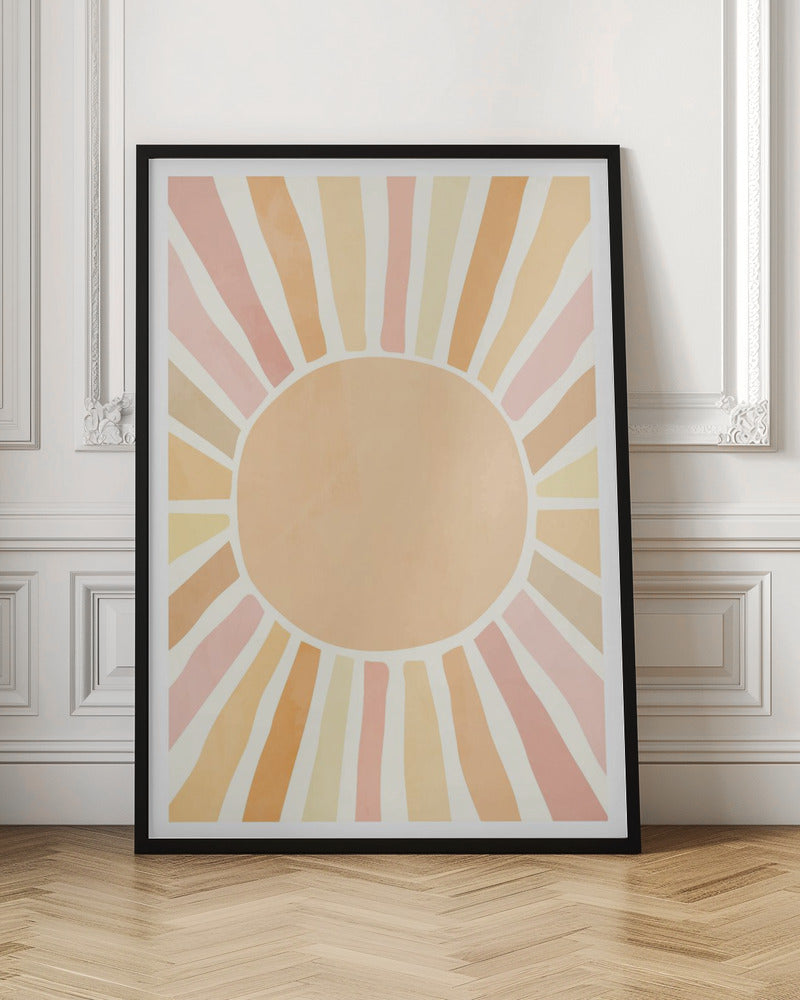 Boho sun - Stretched Canvas, Poster or Fine Art Print I Heart Wall Art