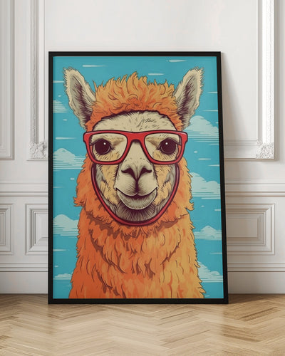 Lama 1 - Stretched Canvas, Poster or Fine Art Print I Heart Wall Art