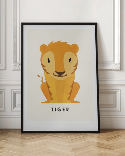 Tiger - Stretched Canvas, Poster or Fine Art Print I Heart Wall Art