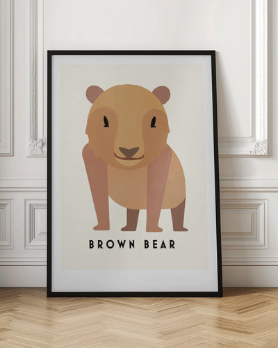 Bear - Stretched Canvas, Poster or Fine Art Print I Heart Wall Art