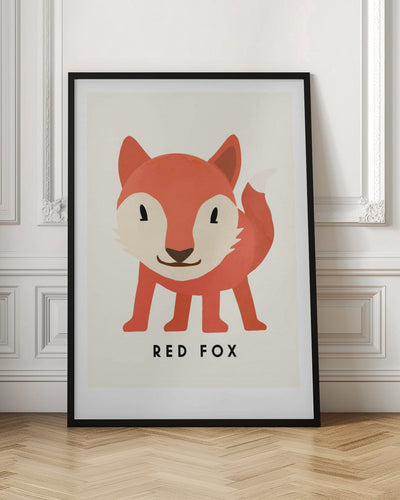 Red Fox - Stretched Canvas, Poster or Fine Art Print I Heart Wall Art