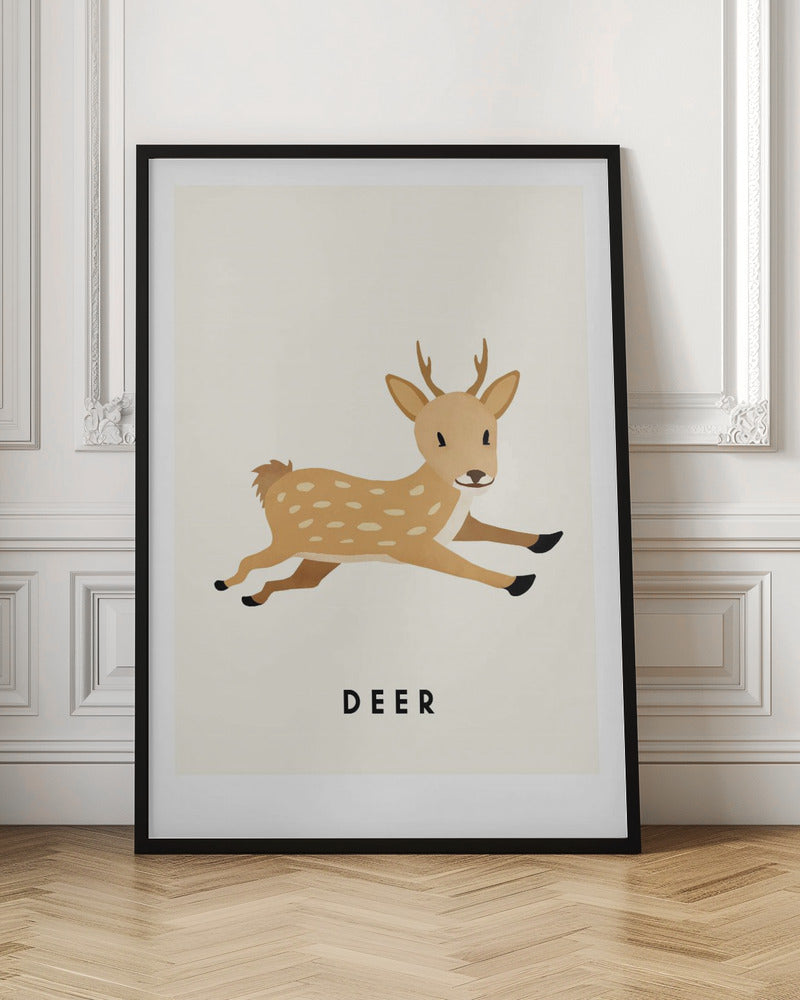 Deer - Stretched Canvas, Poster or Fine Art Print I Heart Wall Art