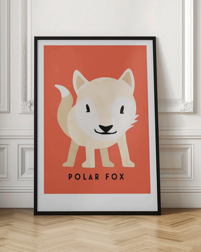 Polar Fox - Stretched Canvas, Poster or Fine Art Print I Heart Wall Art