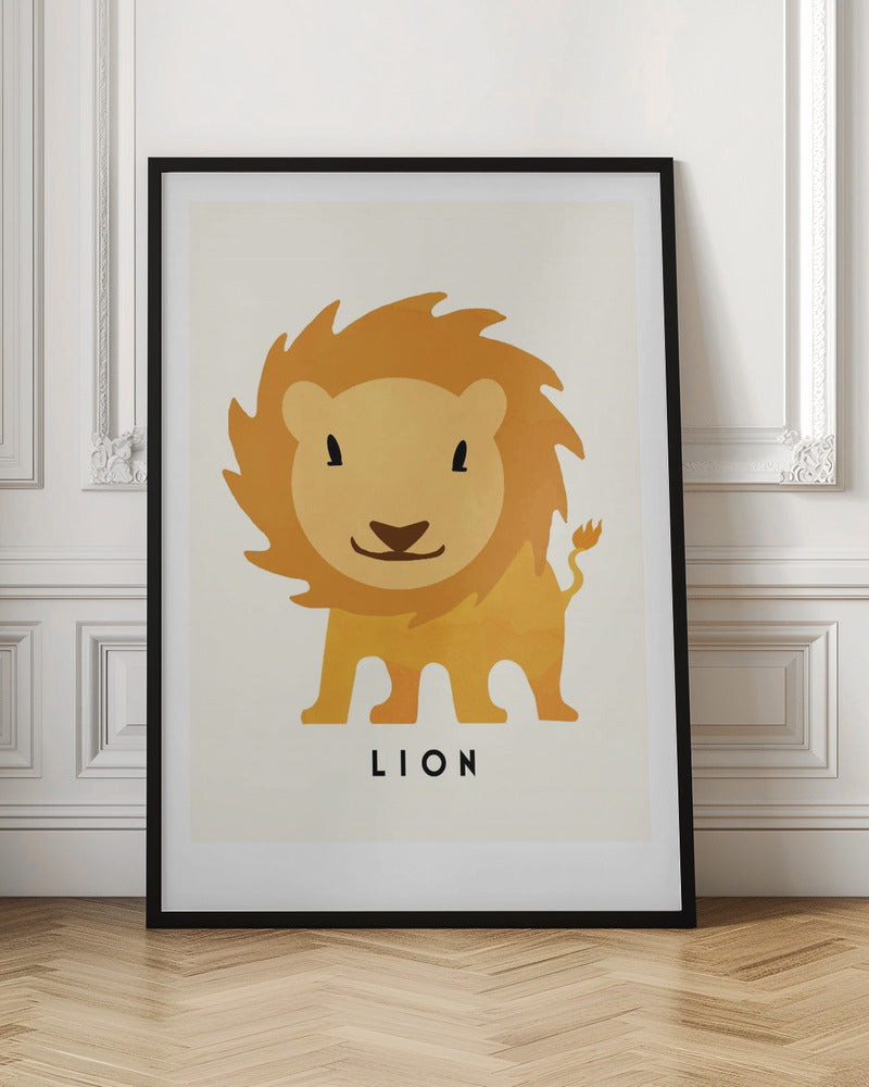 Lion - Stretched Canvas, Poster or Fine Art Print I Heart Wall Art