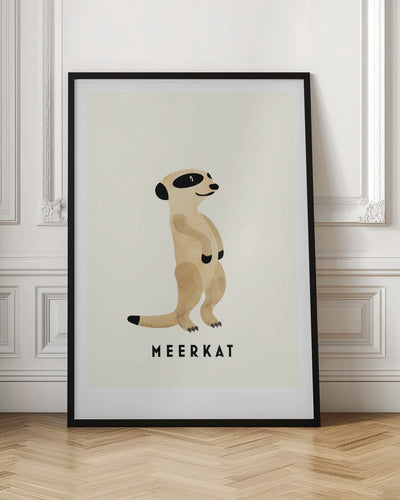 Meerkat - Stretched Canvas, Poster or Fine Art Print I Heart Wall Art