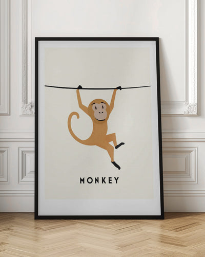 Monkey - Stretched Canvas, Poster or Fine Art Print I Heart Wall Art