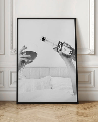 Aperol In Bed Close - Stretched Canvas, Poster or Fine Art Print I Heart Wall Art