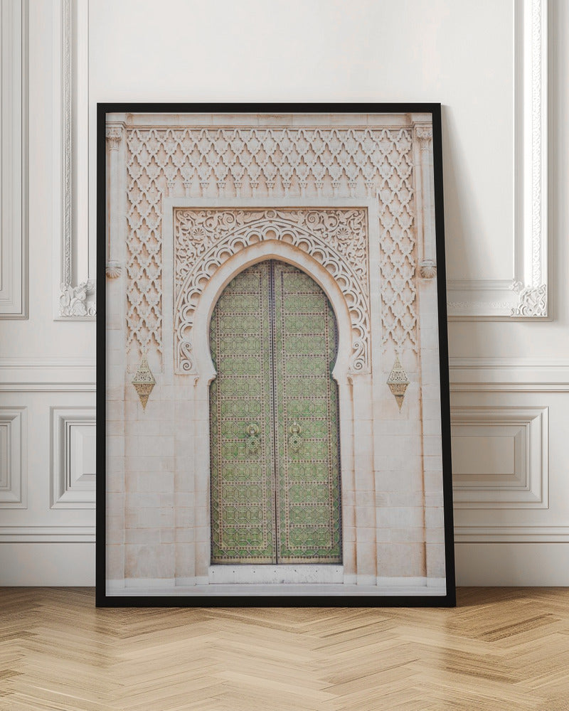 Moroccan Door - Stretched Canvas, Poster or Fine Art Print I Heart Wall Art