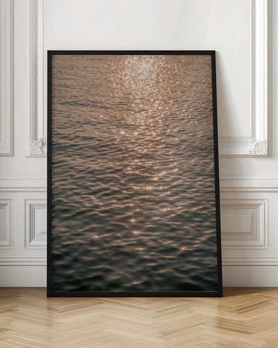 Sunset at Sea - Stretched Canvas, Poster or Fine Art Print I Heart Wall Art