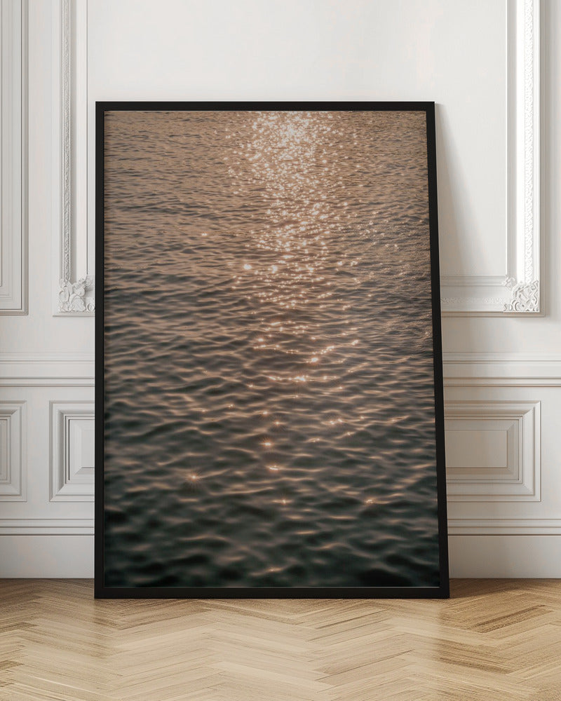 Sunset at Sea - Stretched Canvas, Poster or Fine Art Print I Heart Wall Art