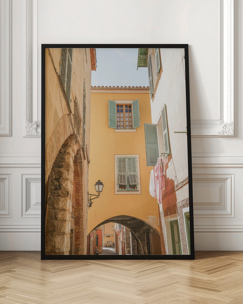 Summer in Menton - Stretched Canvas, Poster or Fine Art Print I Heart Wall Art