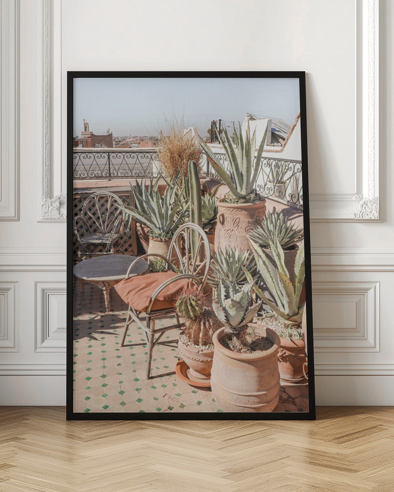 Rooftop in Marrakech - Stretched Canvas, Poster or Fine Art Print I Heart Wall Art