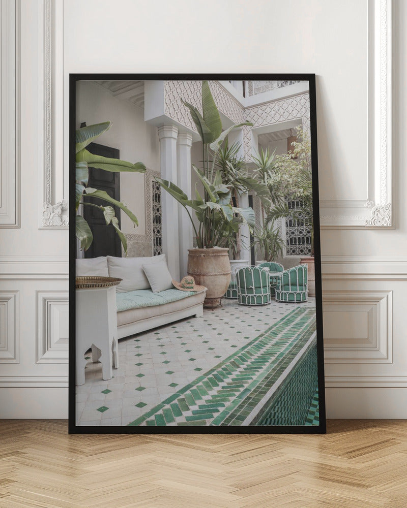 Marrakech Oasis - Stretched Canvas, Poster or Fine Art Print I Heart Wall Art