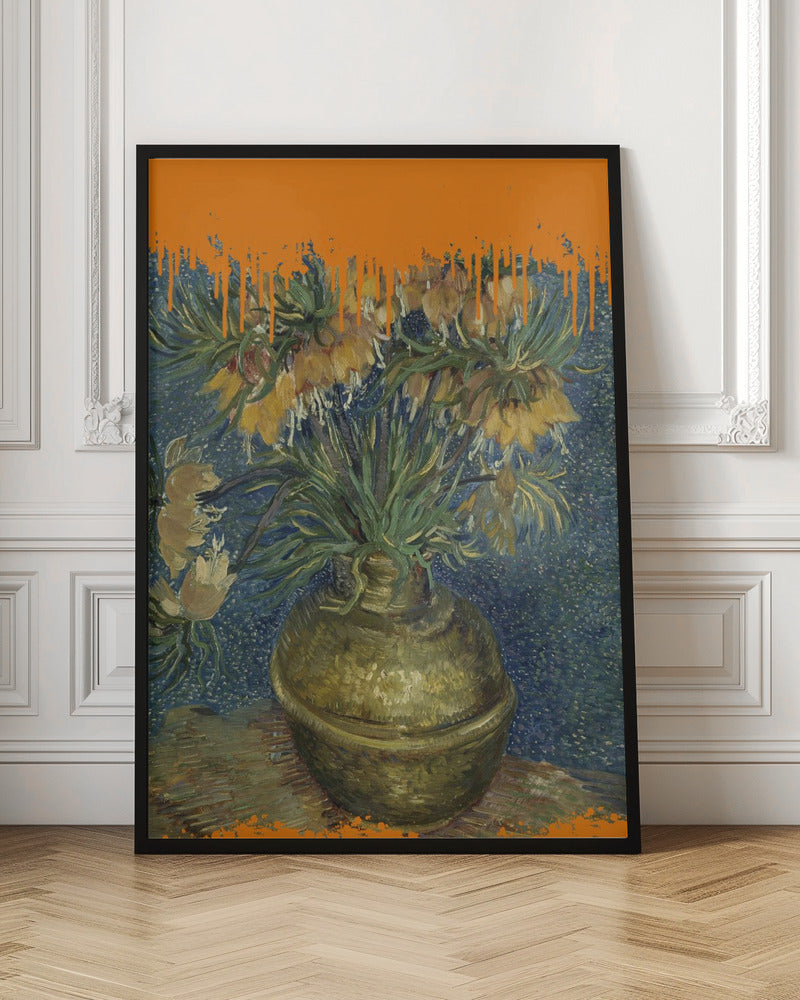 Collage Sunflowers and the splash Van Gogh - Stretched Canvas, Poster or Fine Art Print I Heart Wall Art