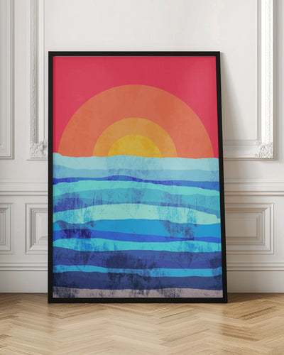 The Seas Sun - Stretched Canvas, Poster or Fine Art Print I Heart Wall Art