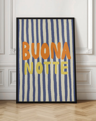 Buona Notte - Stretched Canvas, Poster or Fine Art Print I Heart Wall Art