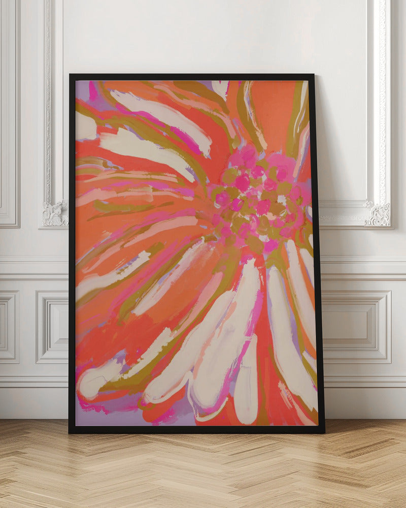 Abstract flower detail - Stretched Canvas, Poster or Fine Art Print I Heart Wall Art