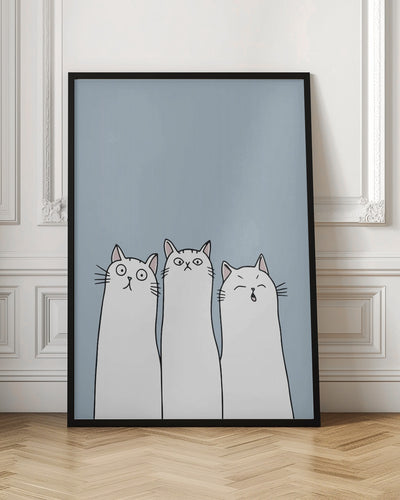 The Cats - Stretched Canvas, Poster or Fine Art Print I Heart Wall Art