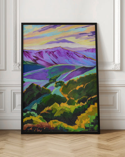 Purple Mountans Majesty - Stretched Canvas, Poster or Fine Art Print I Heart Wall Art