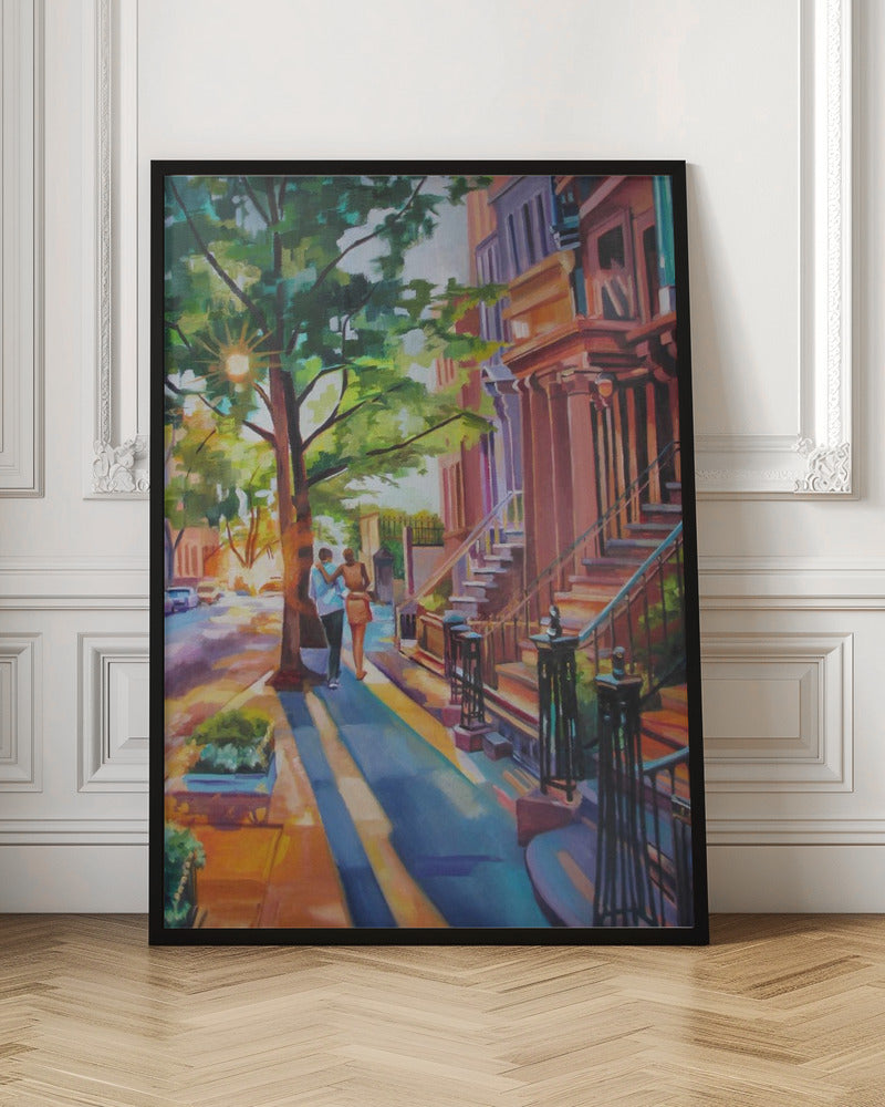 Brooklyn Heights - Stretched Canvas, Poster or Fine Art Print I Heart Wall Art