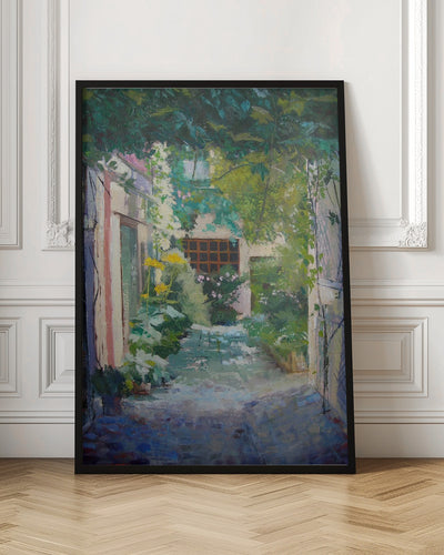 Courtyard - Stretched Canvas, Poster or Fine Art Print I Heart Wall Art