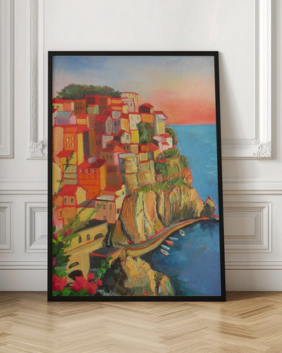 One of Five In Cinque Terre - Stretched Canvas, Poster or Fine Art Print I Heart Wall Art