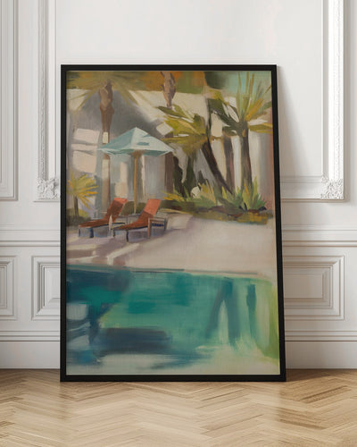 Palmbeach - Stretched Canvas, Poster or Fine Art Print I Heart Wall Art