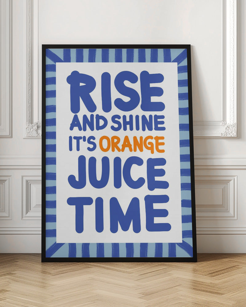 Morning Citrus Joy - Stretched Canvas, Poster or Fine Art Print I Heart Wall Art