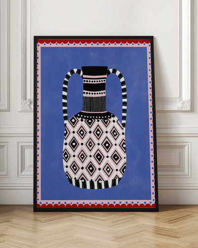 Geometric Patterns and Bold Colors - Stretched Canvas, Poster or Fine Art Print I Heart Wall Art
