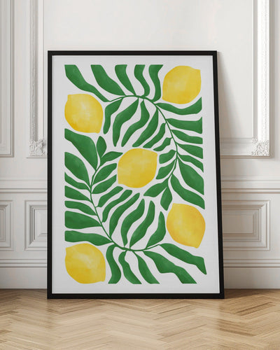 Lemon Grove Vibes - Stretched Canvas, Poster or Fine Art Print I Heart Wall Art