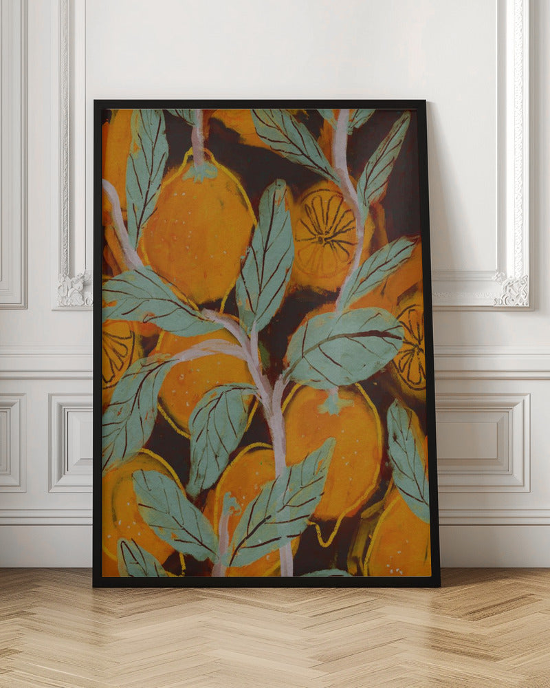 Fruity Tree - Stretched Canvas, Poster or Fine Art Print I Heart Wall Art