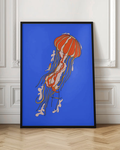 The Giant Jellyfish - Stretched Canvas, Poster or Fine Art Print I Heart Wall Art