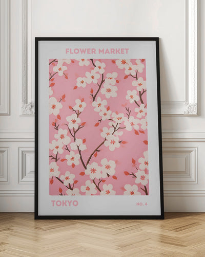 Flower Market Tokyo - Stretched Canvas, Poster or Fine Art Print I Heart Wall Art