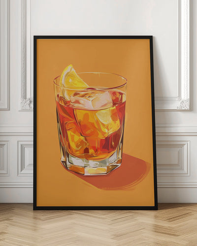 Negroni - Jolly and Dash - Stretched Canvas, Poster or Fine Art Print I Heart Wall Art