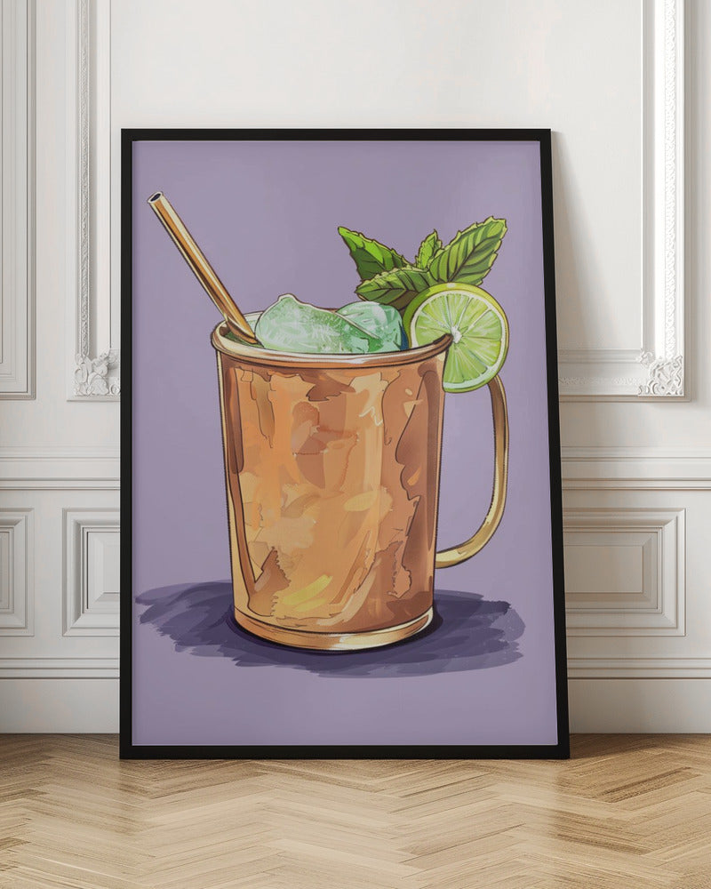 Moscow Mule - Jolly and Dash - Stretched Canvas, Poster or Fine Art Print I Heart Wall Art