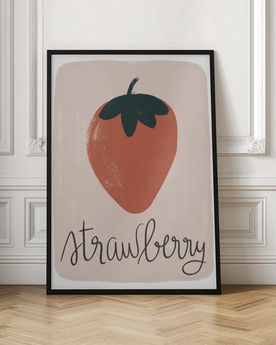 Strawberry - Stretched Canvas, Poster or Fine Art Print I Heart Wall Art