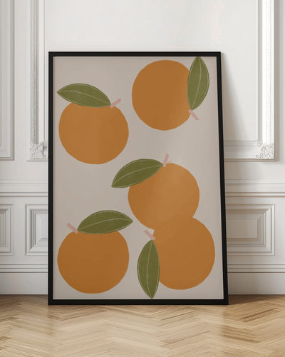 Oranges - Stretched Canvas, Poster or Fine Art Print I Heart Wall Art