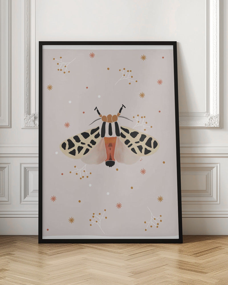 Mexican Tiger Moth - Stretched Canvas, Poster or Fine Art Print I Heart Wall Art