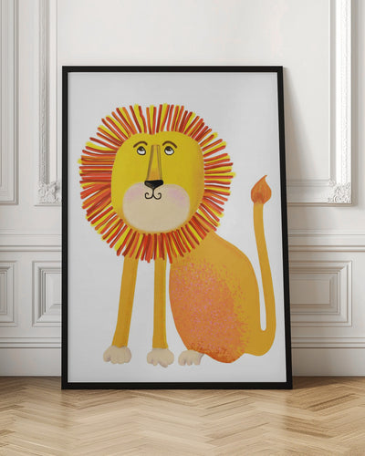 Lion - Stretched Canvas, Poster or Fine Art Print I Heart Wall Art